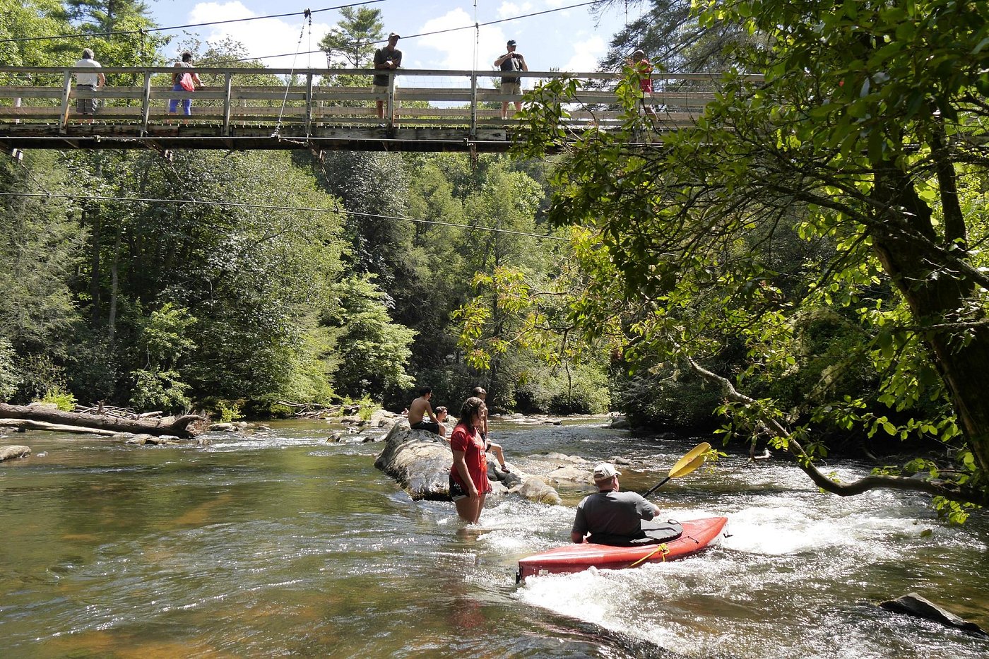 Kayaking and water recreation near Blue Ridge, Georgia