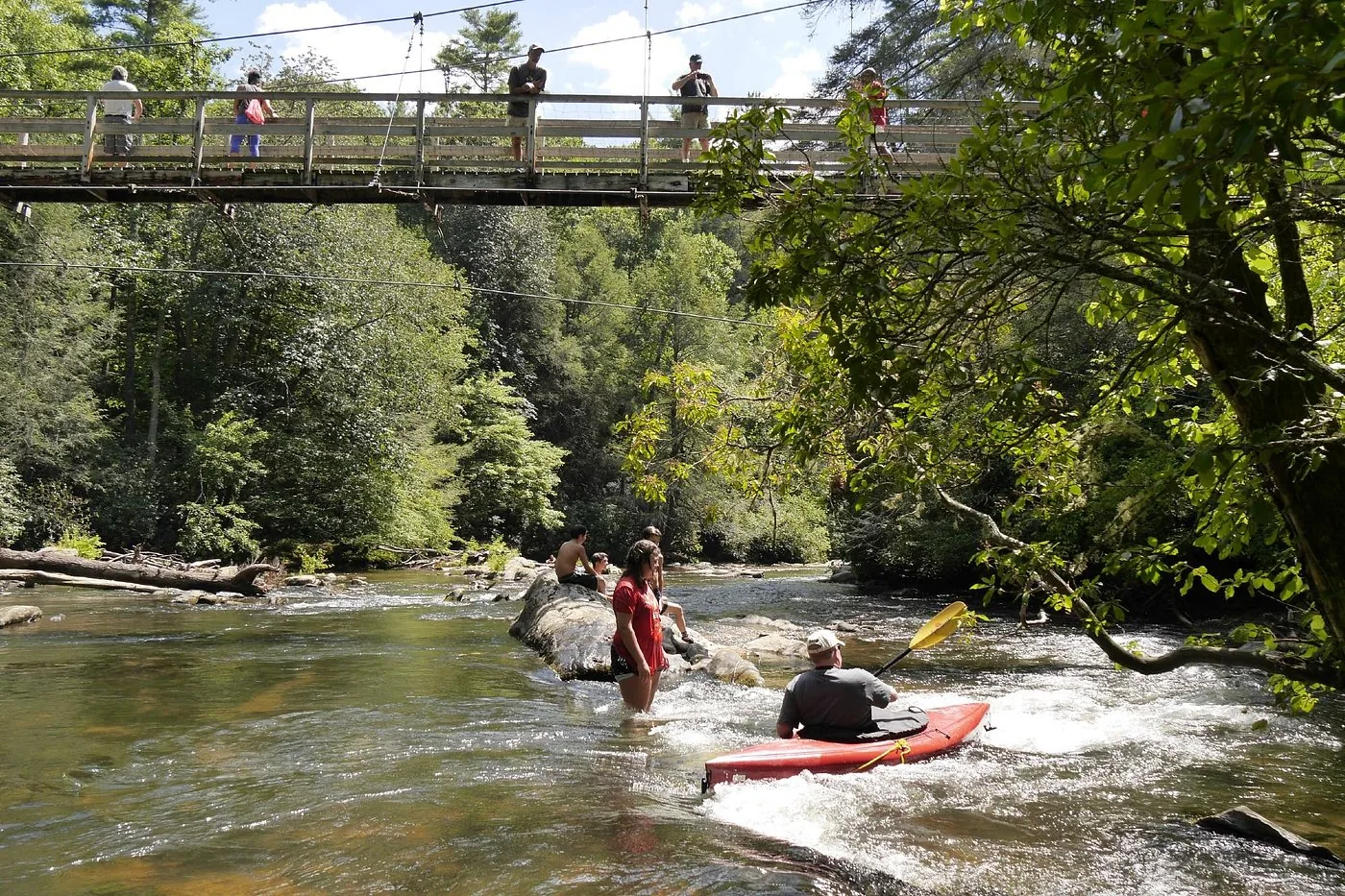 Kayaking and water recreation near Blue Ridge, Georgia