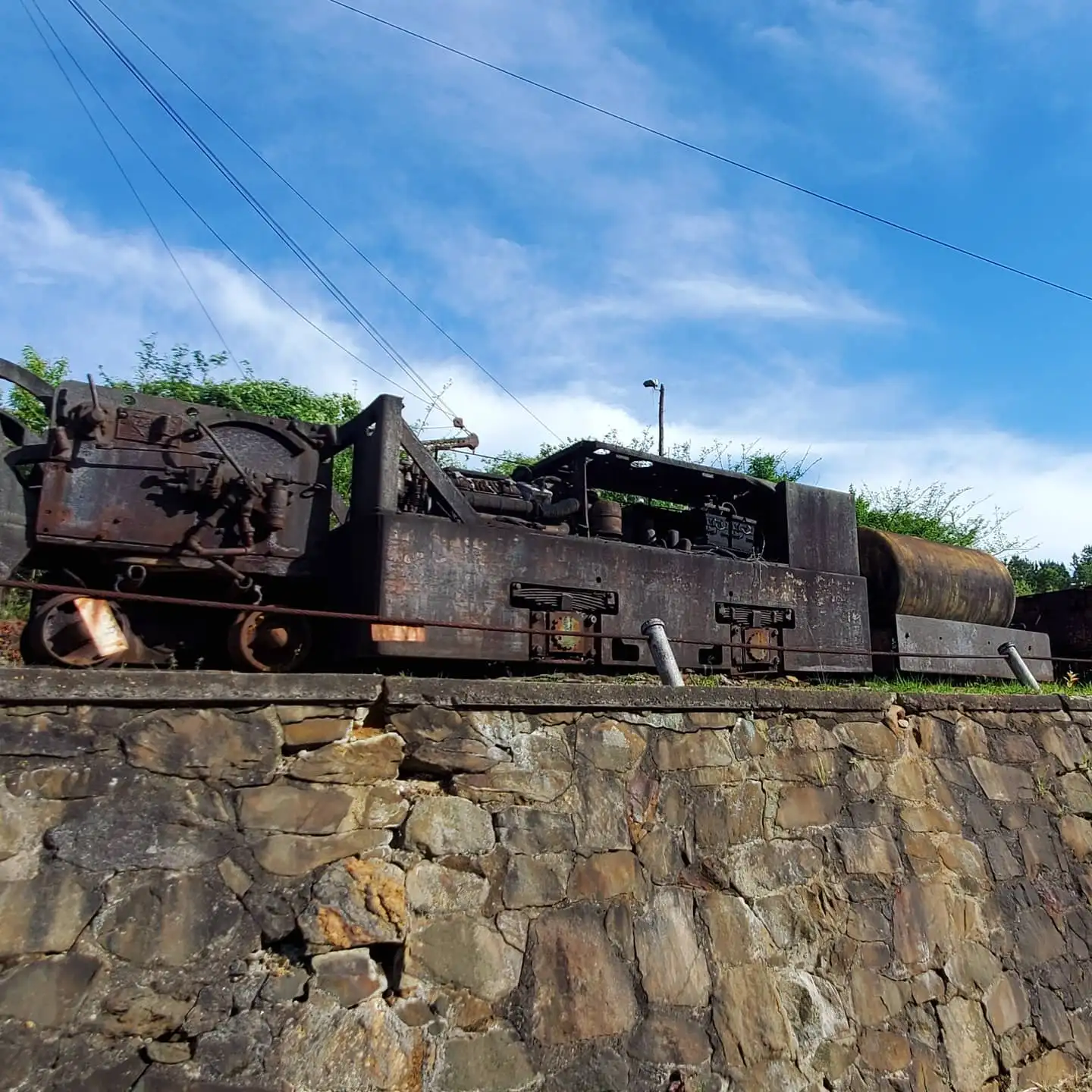 Historic train car in Copperhill and McCaysville