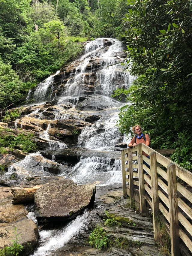 Waterfall scenery near Murphy, North Carolina