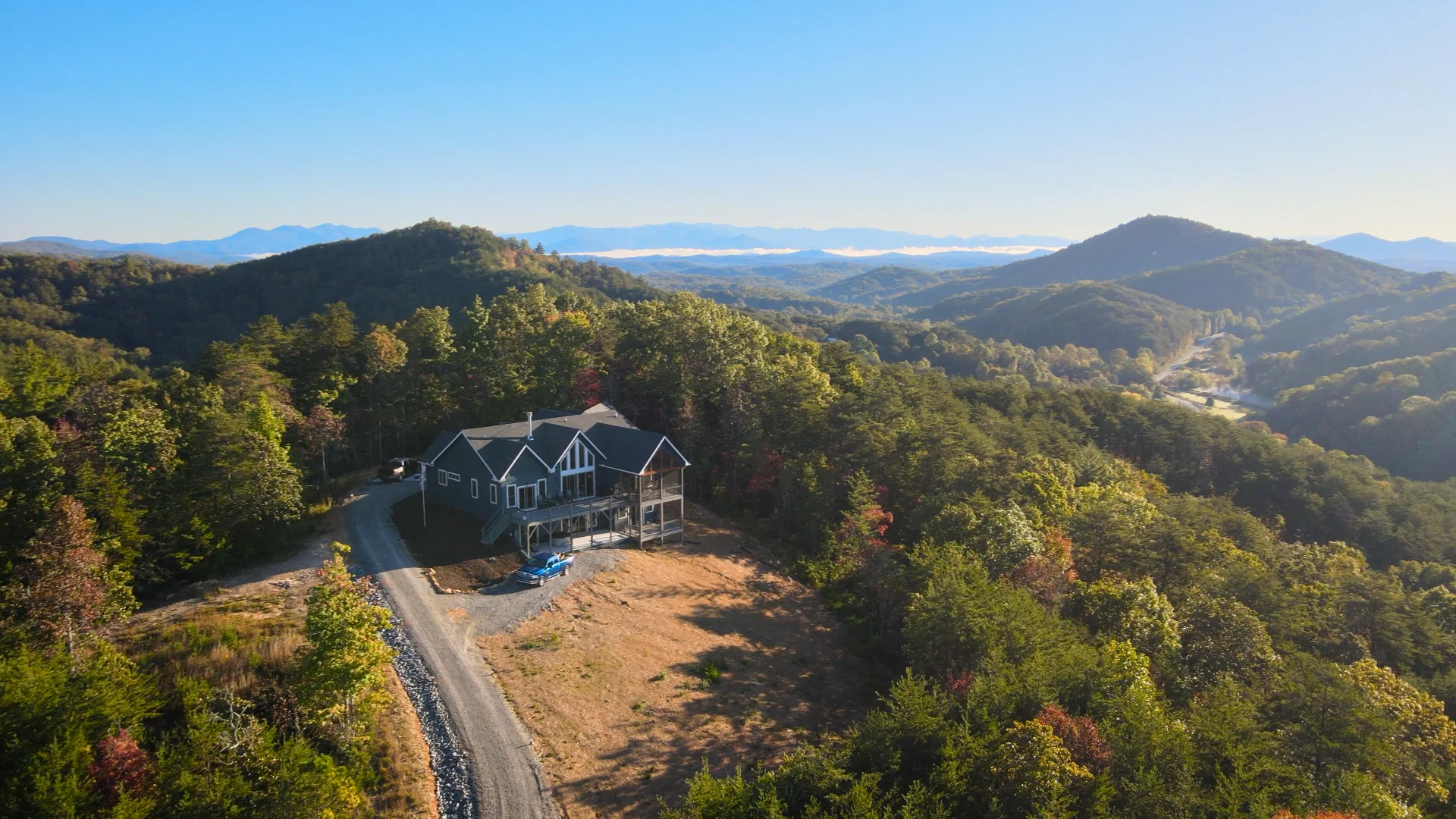 Completed mountain home at Eagle's Nest Retreat